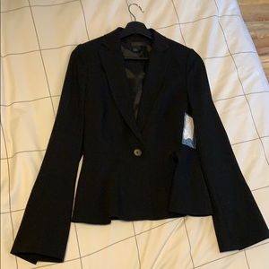 Saks Fifth Avenue Black Peplum Blazer